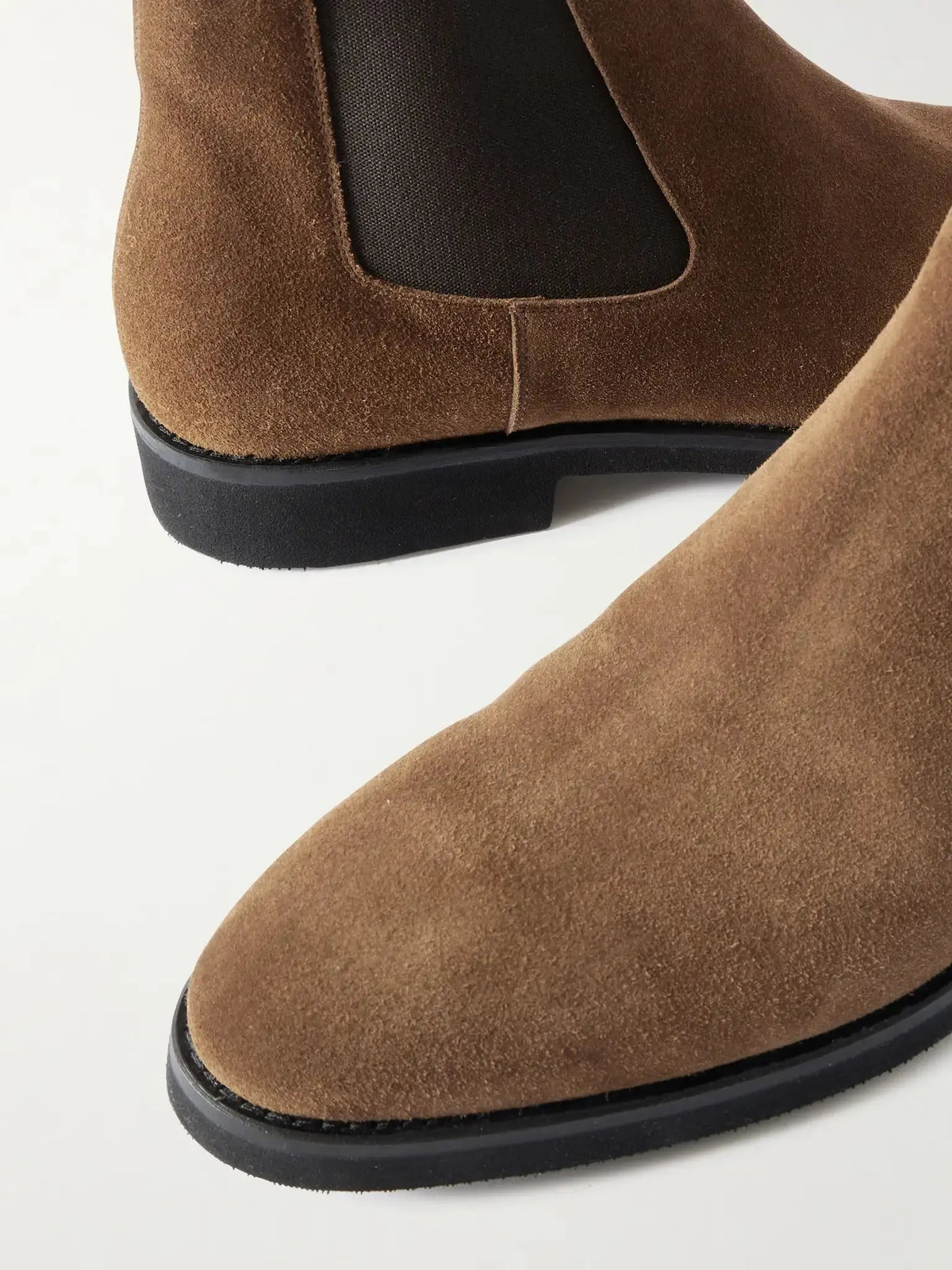Men's Calf Suede Elastic Side Chelsea Boots, view 3