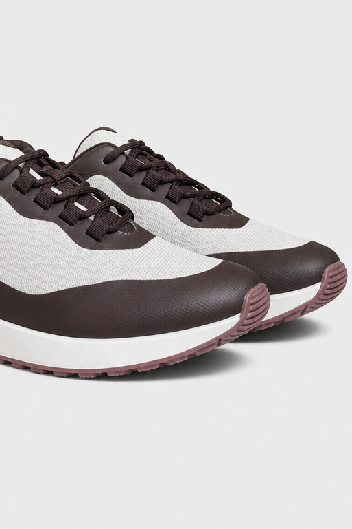 Men's Lace Up Low Top Trainers, view 6