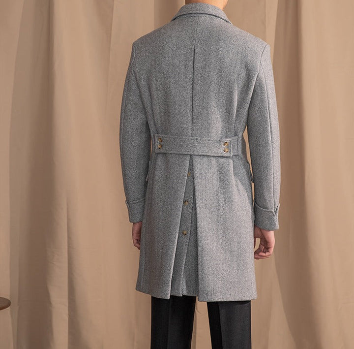 Dominic Classic Vintage Herringbone Coat