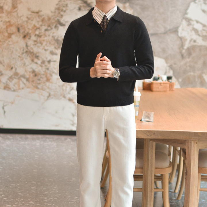 Henry Long-Sleeve Polo Shirt