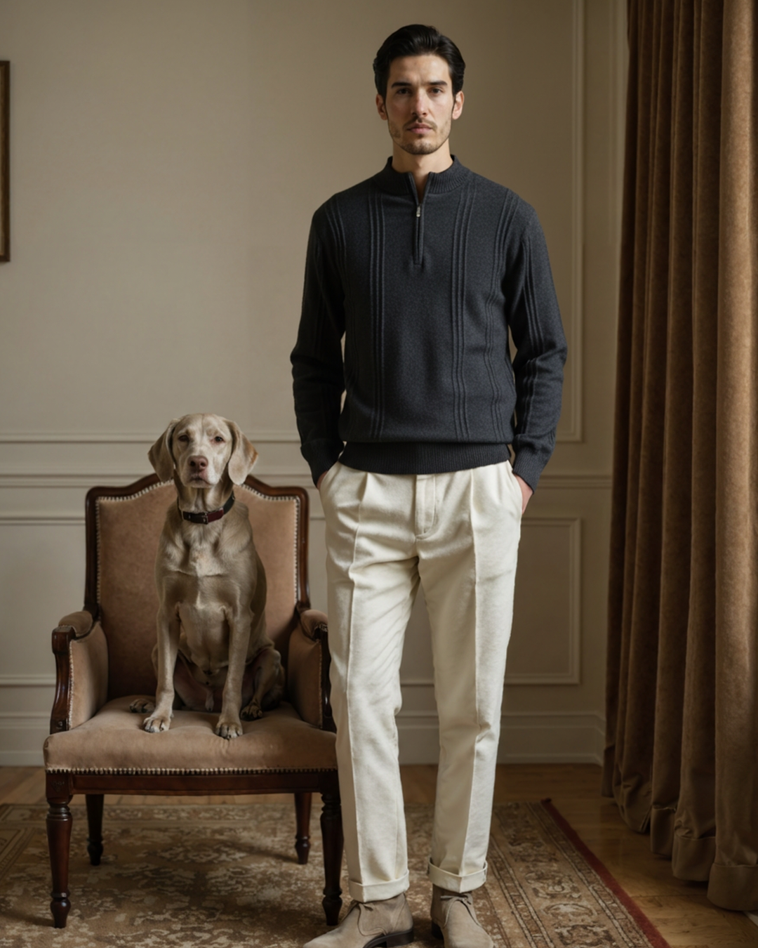 Harris Stylish Quarter-Zip Pullover