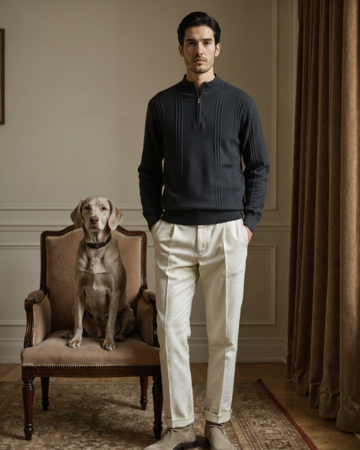 Harris Stylish Quarter-Zip Pullover