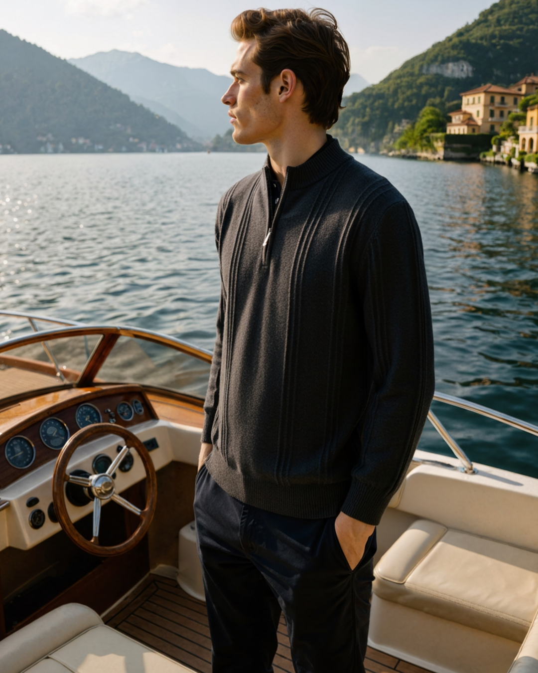 Harris Stylish Quarter-Zip Pullover