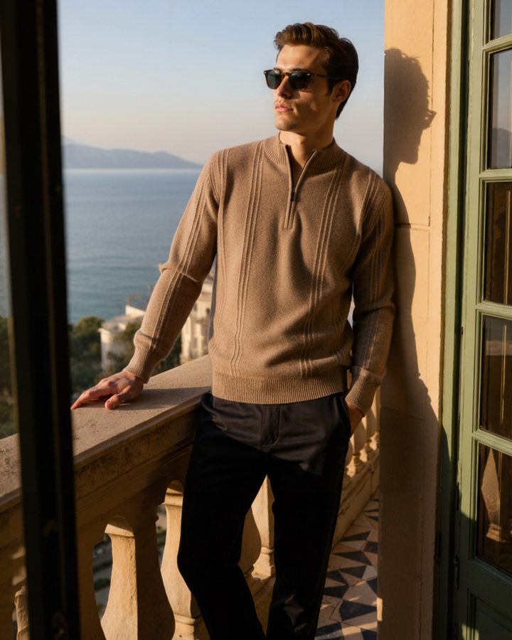 Harris Stylish Quarter-Zip Pullover