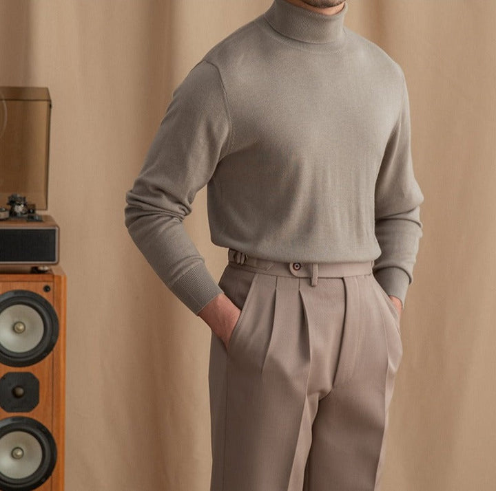 Jude Premium Wool Turtleneck Sweater