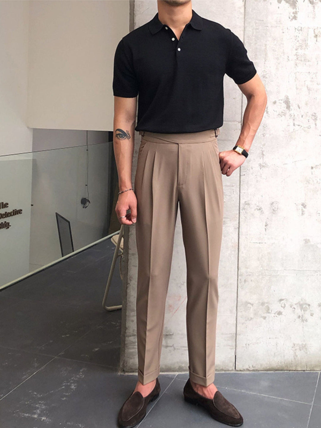 Lightweight Knit Polo Shirt