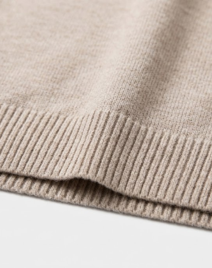 Slim Fit Turtleneck Knit Sweater