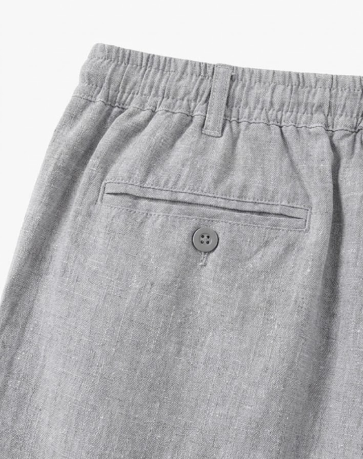 Lightweight Linen Drawstring Shorts