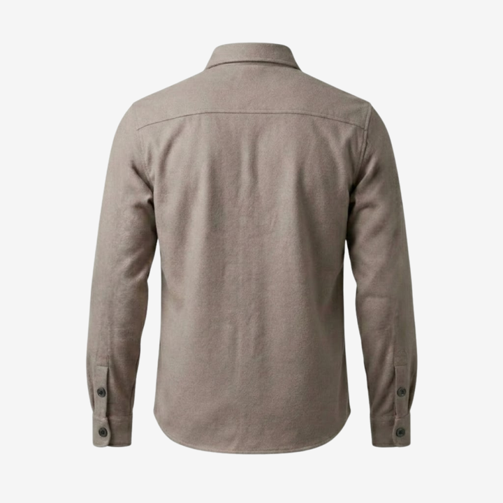 Classic Button-Up Overshirt with Chest Pockets