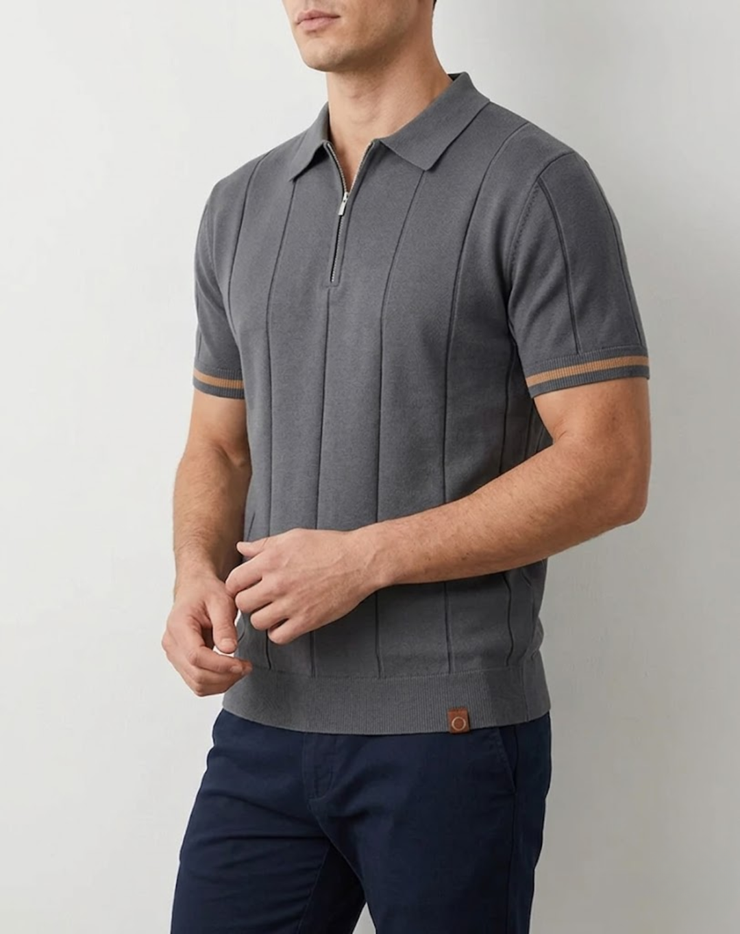 Quarter-Zip Polo Shirt