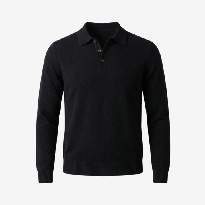 Henry Long-Sleeve Polo Shirt