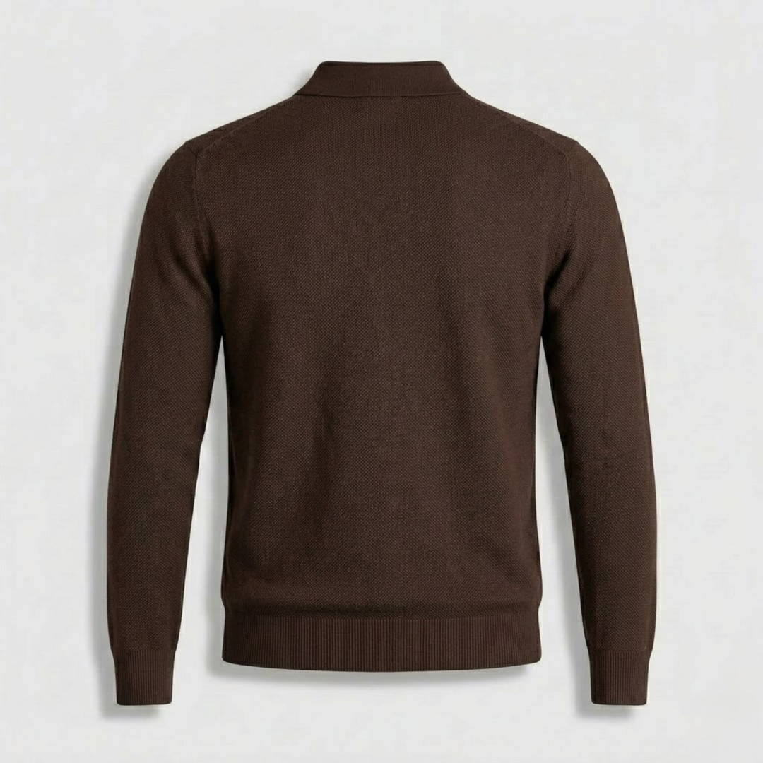 Federico Textured Knit Polo Shirt