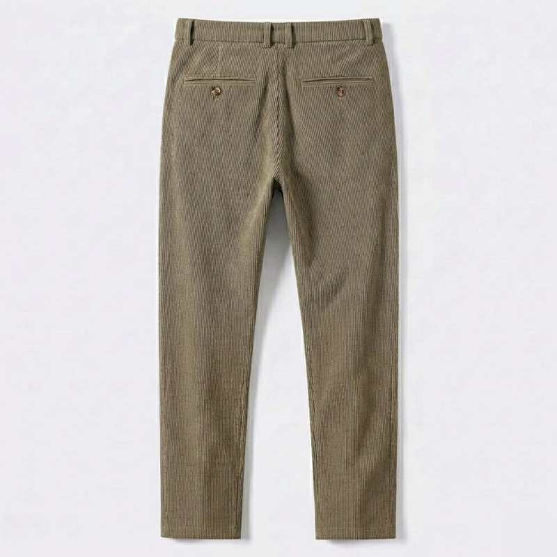 Pleated Corduroy Trousers