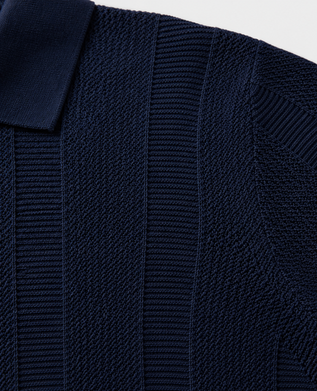 Breathable Stretch Mesh Polo Shirt
