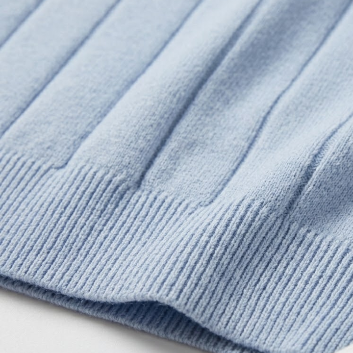Massimo Premium Ribbed Knit Polo Shirt