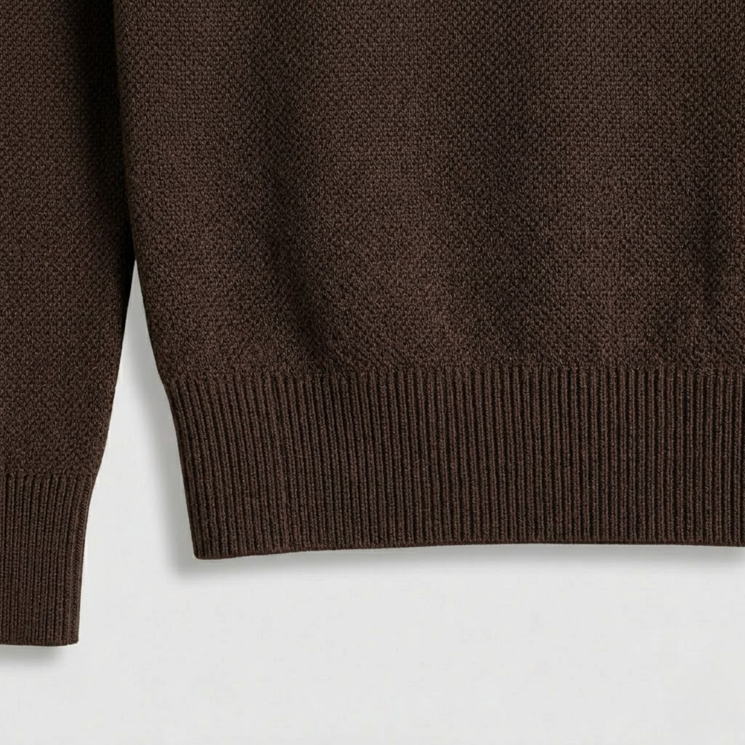 Federico Textured Knit Polo Shirt