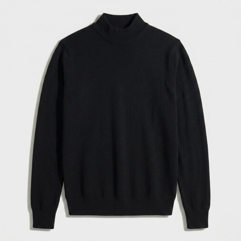 Axel Premium Knit Mock Neck Sweater