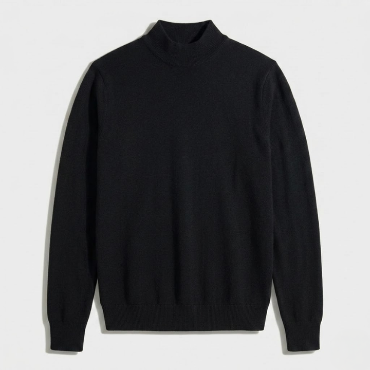 Axel Premium Knit Mock Neck Sweater