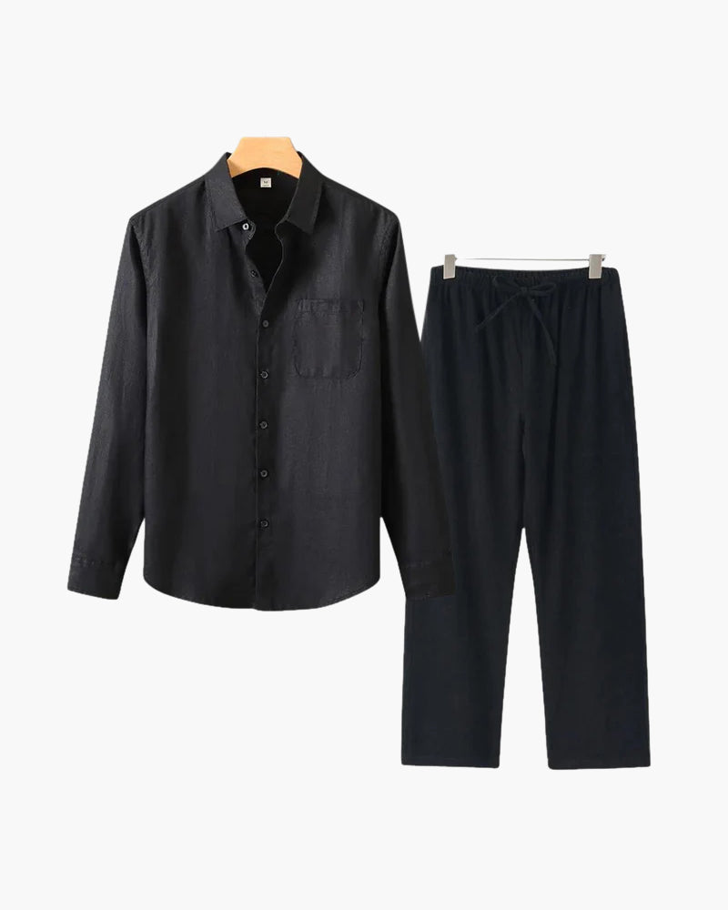 Linen Shirt & Pants Set