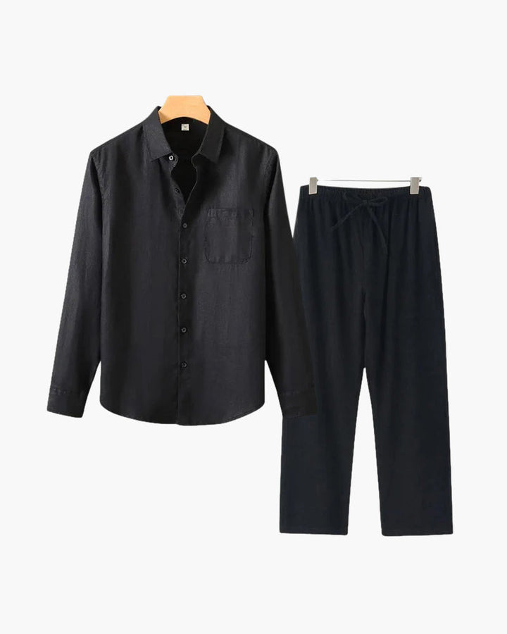 Linen Shirt & Pants Set