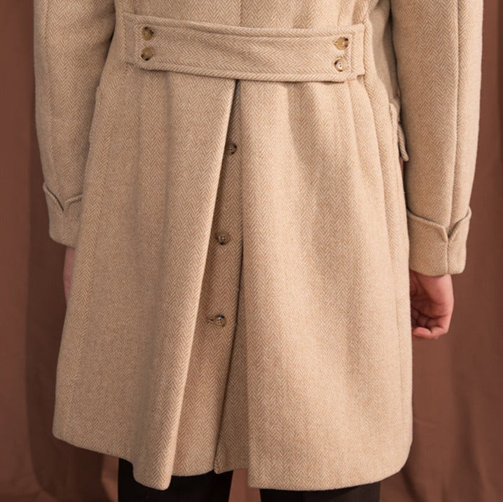 Dominic Classic Vintage Herringbone Coat