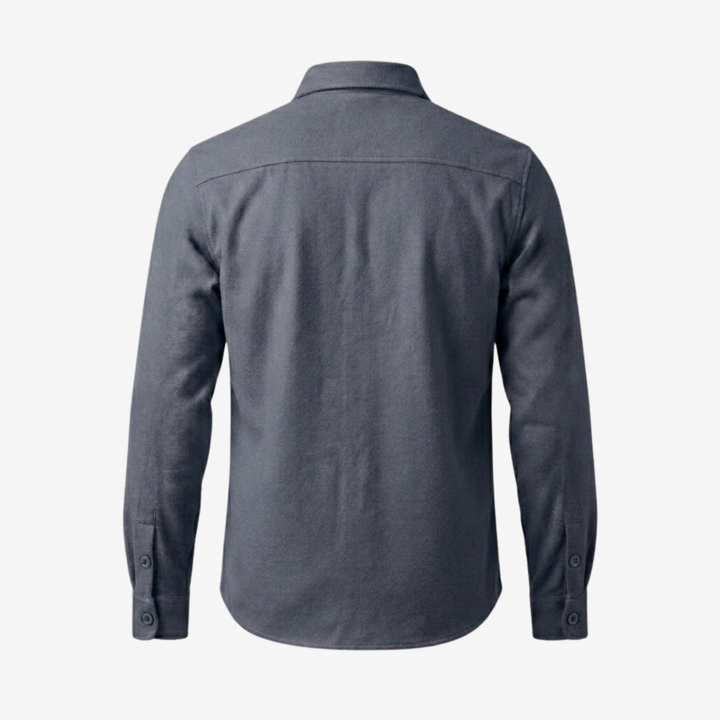 Classic Button-Up Overshirt with Chest Pockets