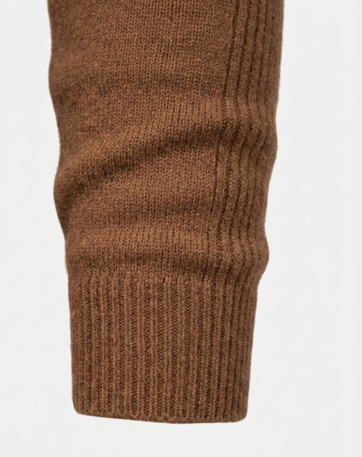 Slim Fit Turtleneck Knit Sweater