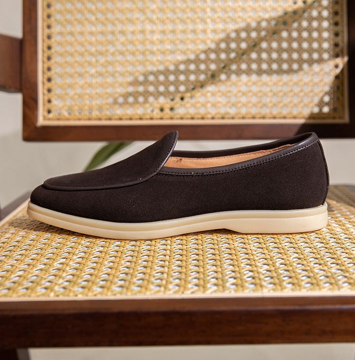 LORENZIO Premium Suede Slip-On Loafers