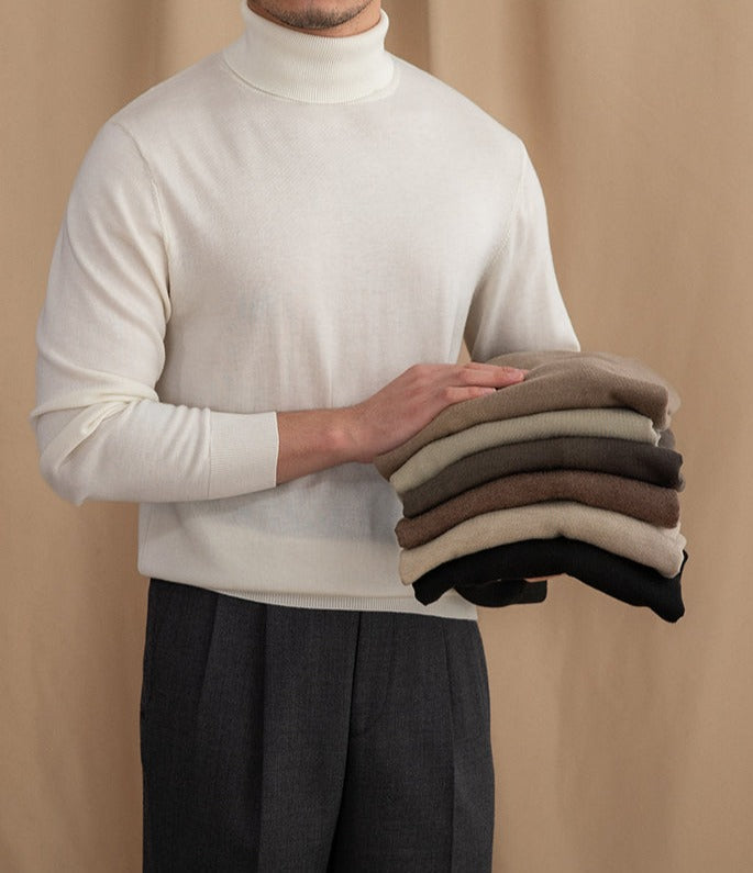 Jude Premium Wool Turtleneck Sweater