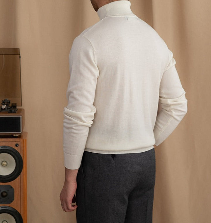 Jude Premium Wool Turtleneck Sweater