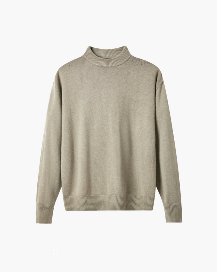 Harvey Premium Merino Mock Neck Sweater