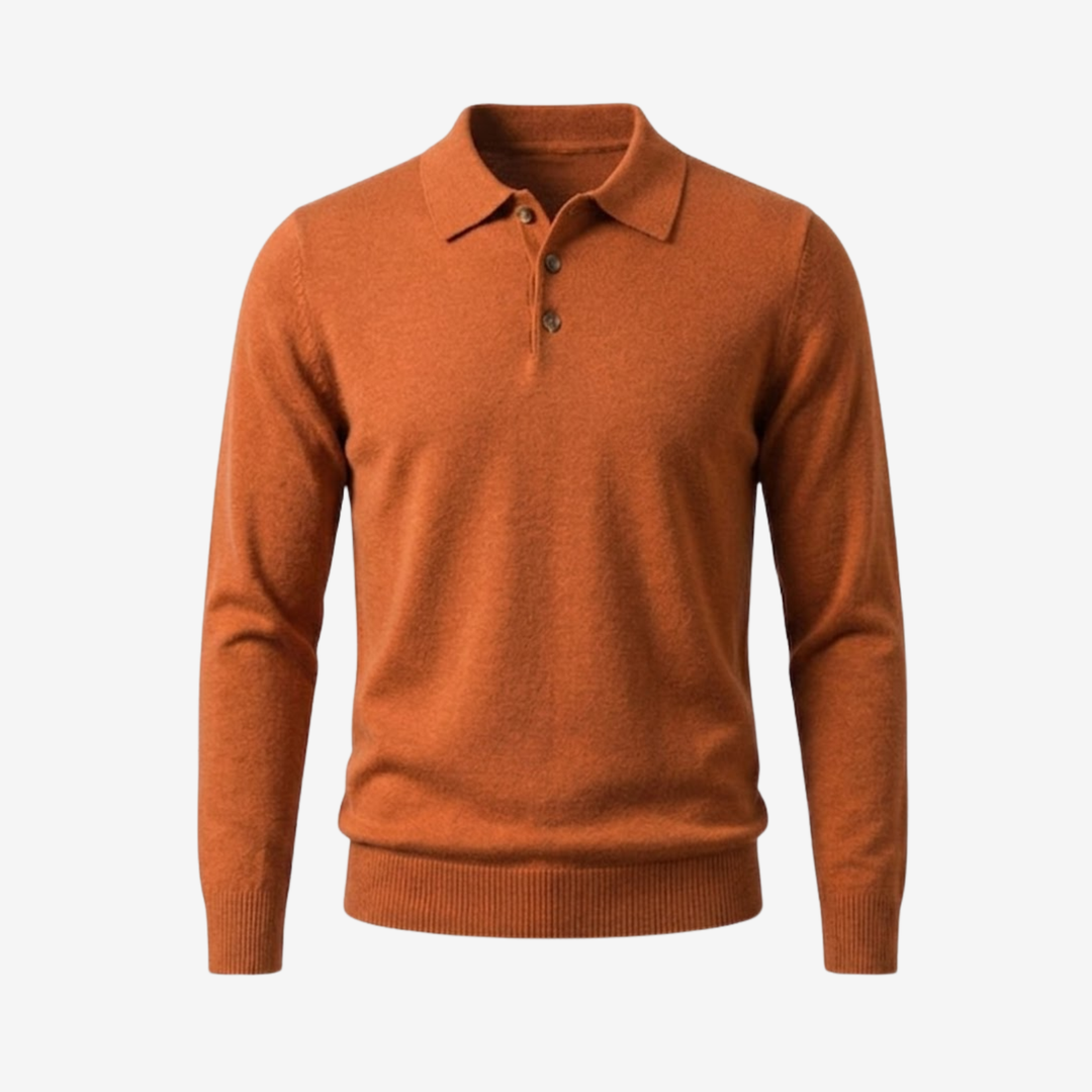 Henry Long-Sleeve Polo Shirt