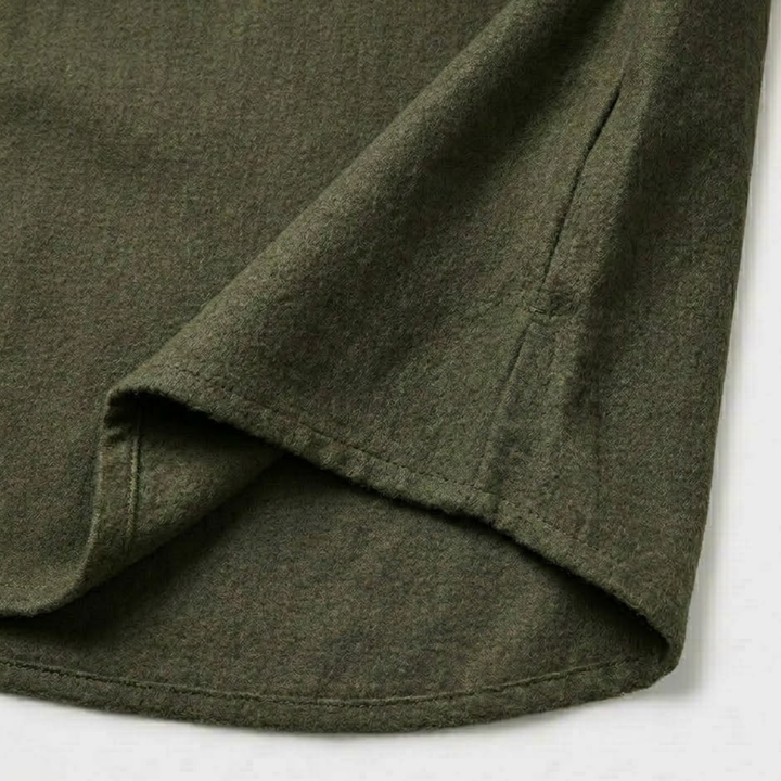 Classic Button-Up Overshirt with Chest Pockets