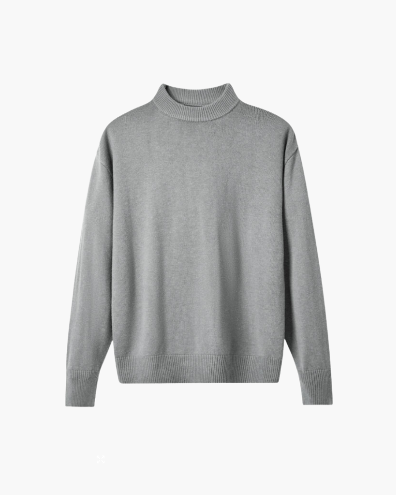 Harvey Premium Merino Mock Neck Sweater