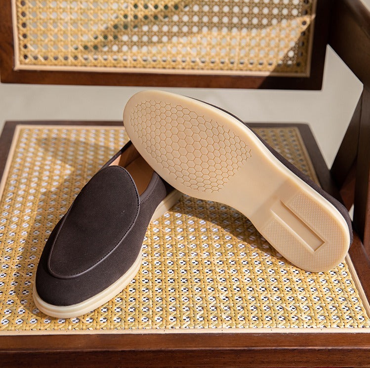 LORENZIO Premium Suede Slip-On Loafers