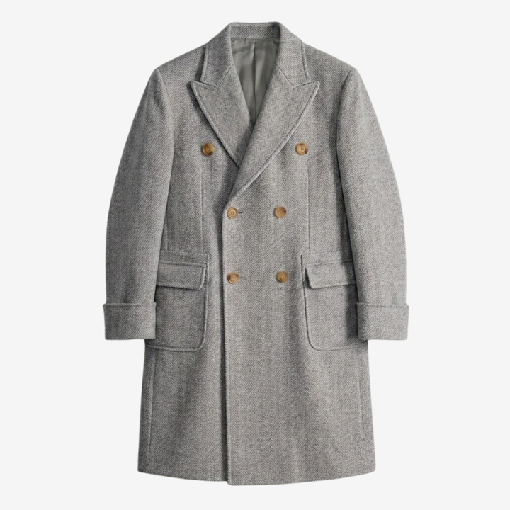 Dominic Classic Vintage Herringbone Coat