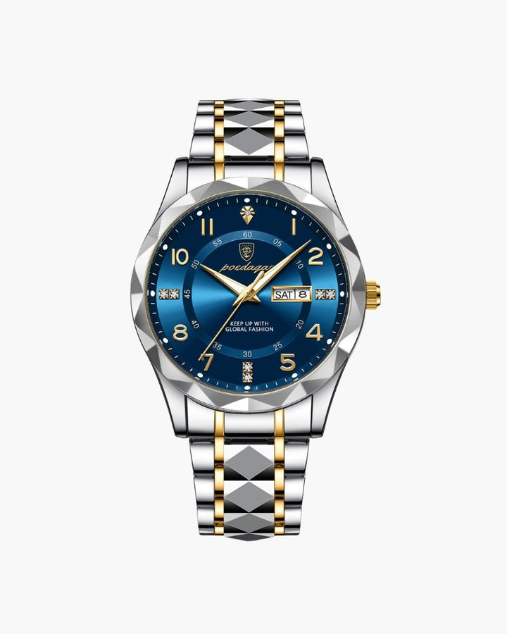 Classic Two-Tone Stainless Steel Quartz Watch
