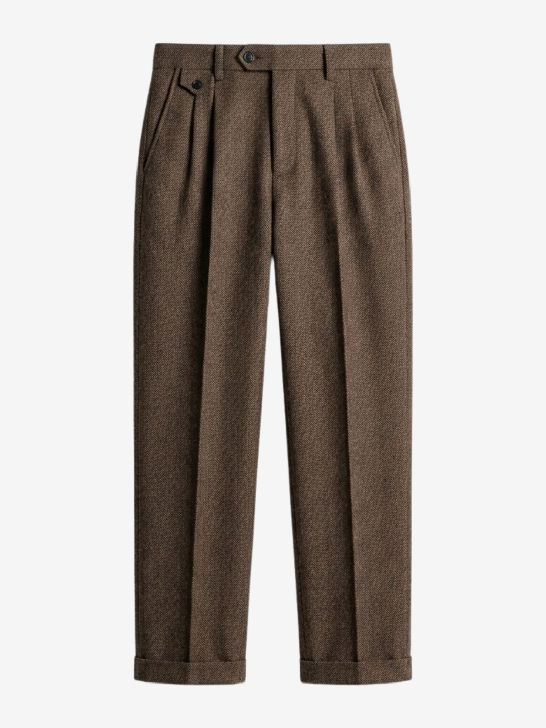 Pleated Wool Trousers