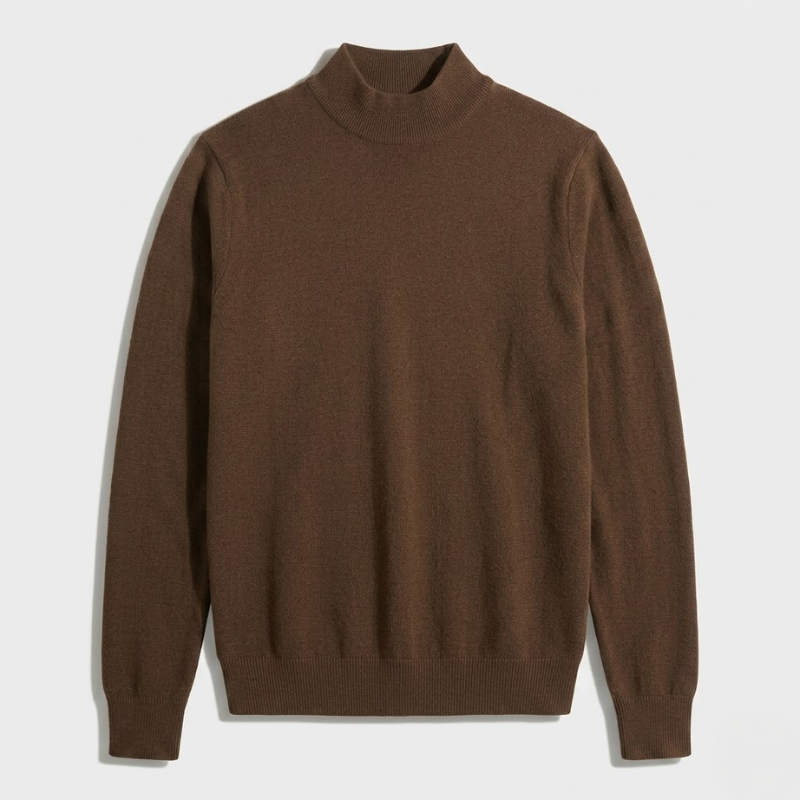 Axel Premium Knit Mock Neck Sweater