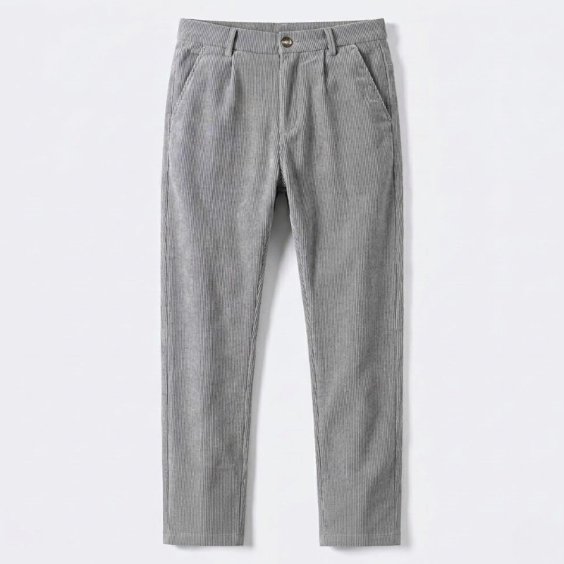 Pleated Corduroy Trousers