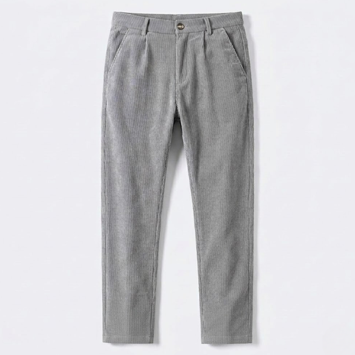 Pleated Corduroy Trousers