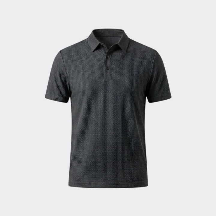 Marc Textured Knit Polo Shirt
