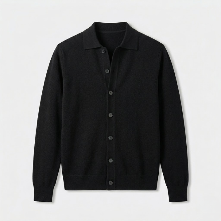 Felipe Classic Collared Cardigan
