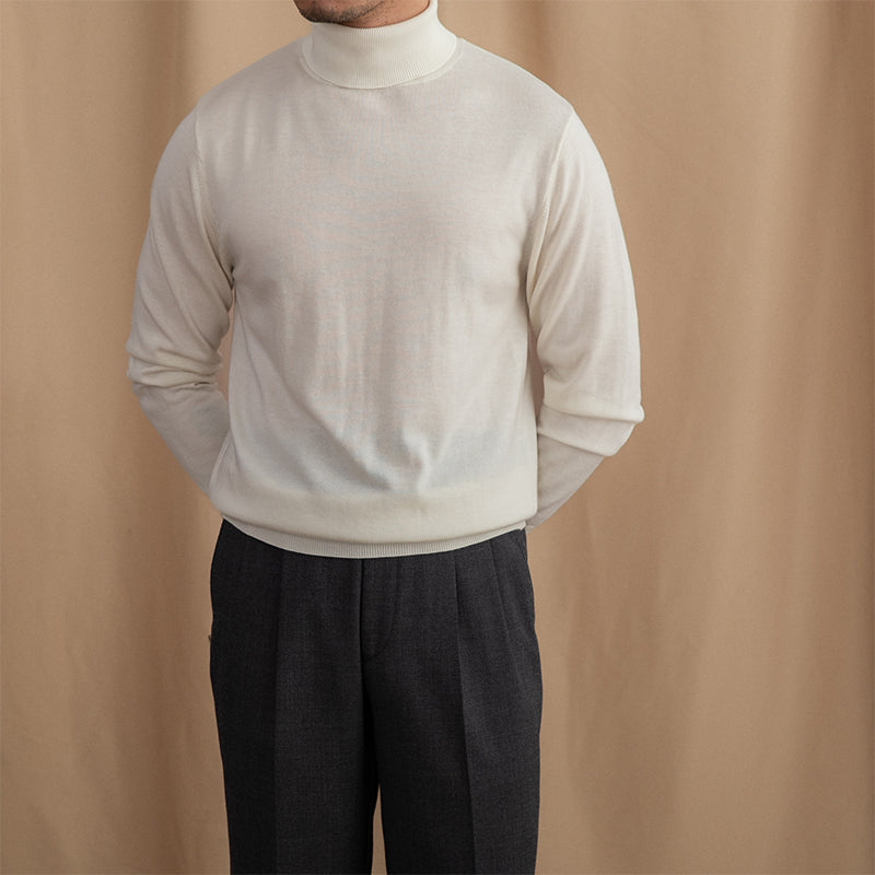 Jude Premium Wool Turtleneck Sweater