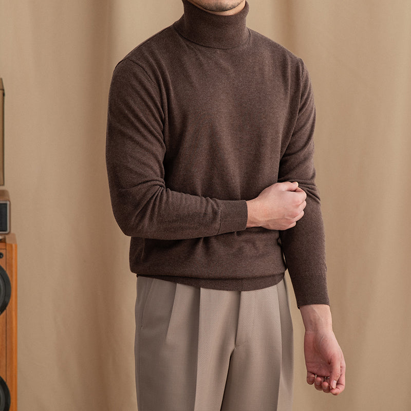 Jude Premium Wool Turtleneck Sweater
