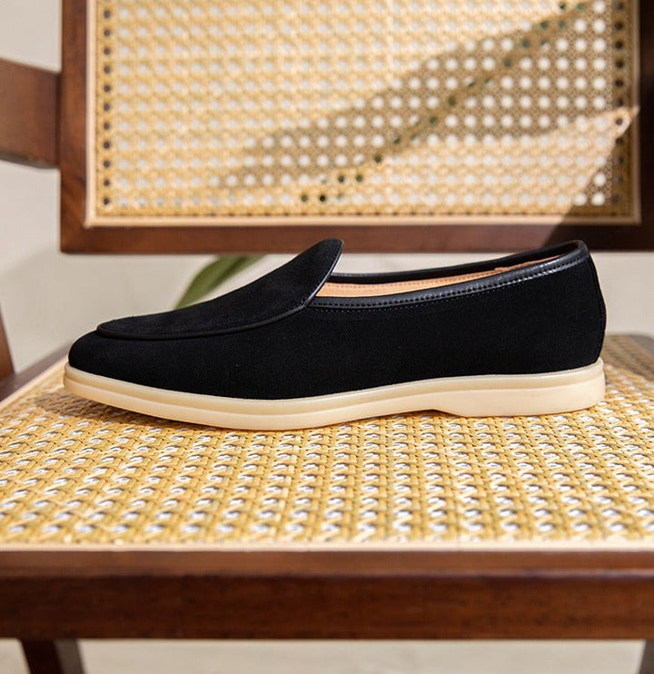 LORENZIO Premium Suede Slip-On Loafers