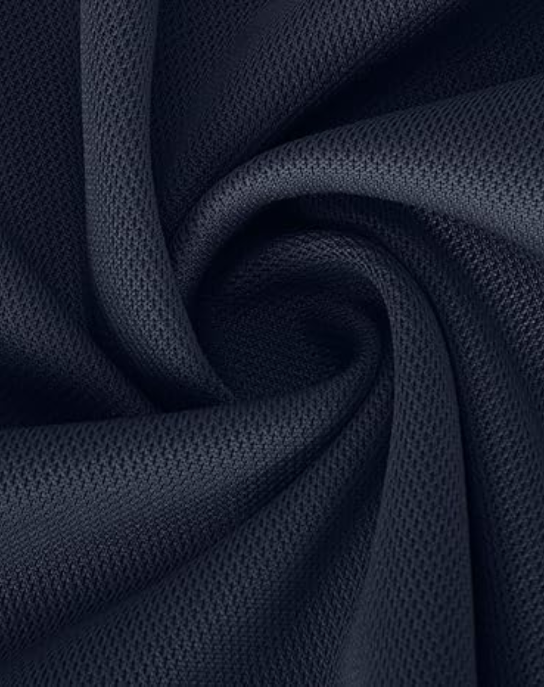 Stretch Knit Polo Shirt with Button Placket