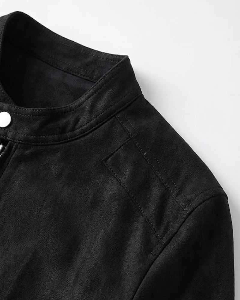 LAURENCE Sleek Zip-Front Jacket