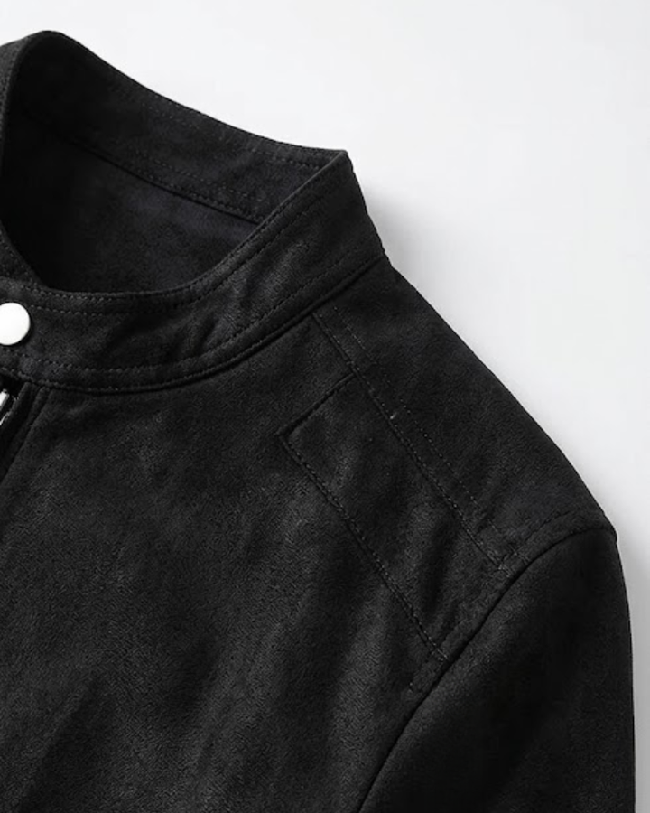 LAURENCE Sleek Zip-Front Jacket