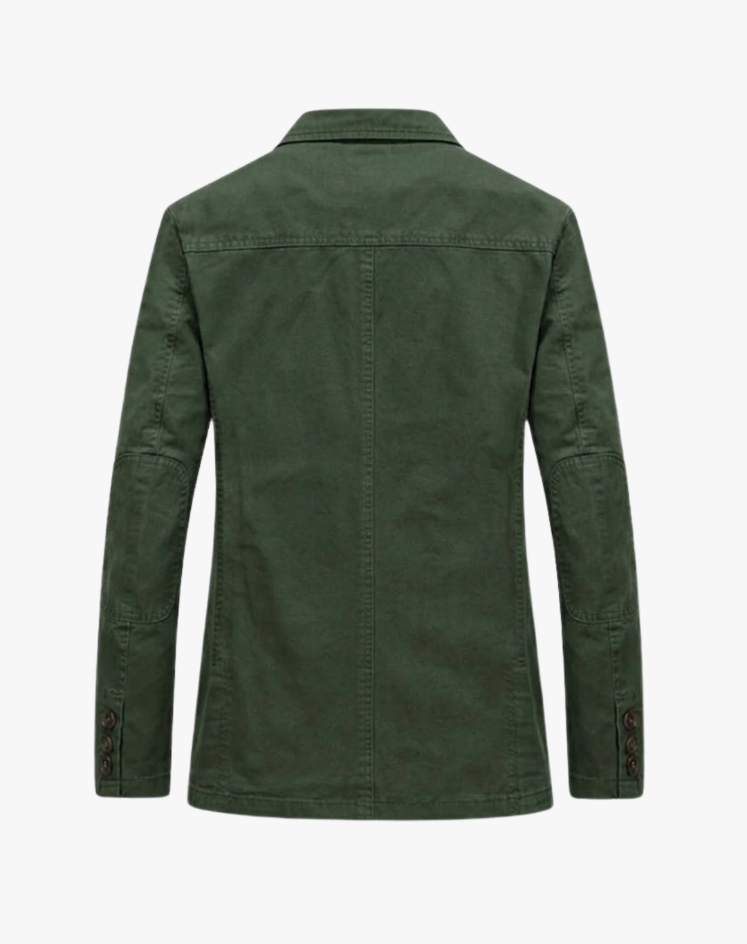 Relaxed Cotton Canvas Button-Front Jacket